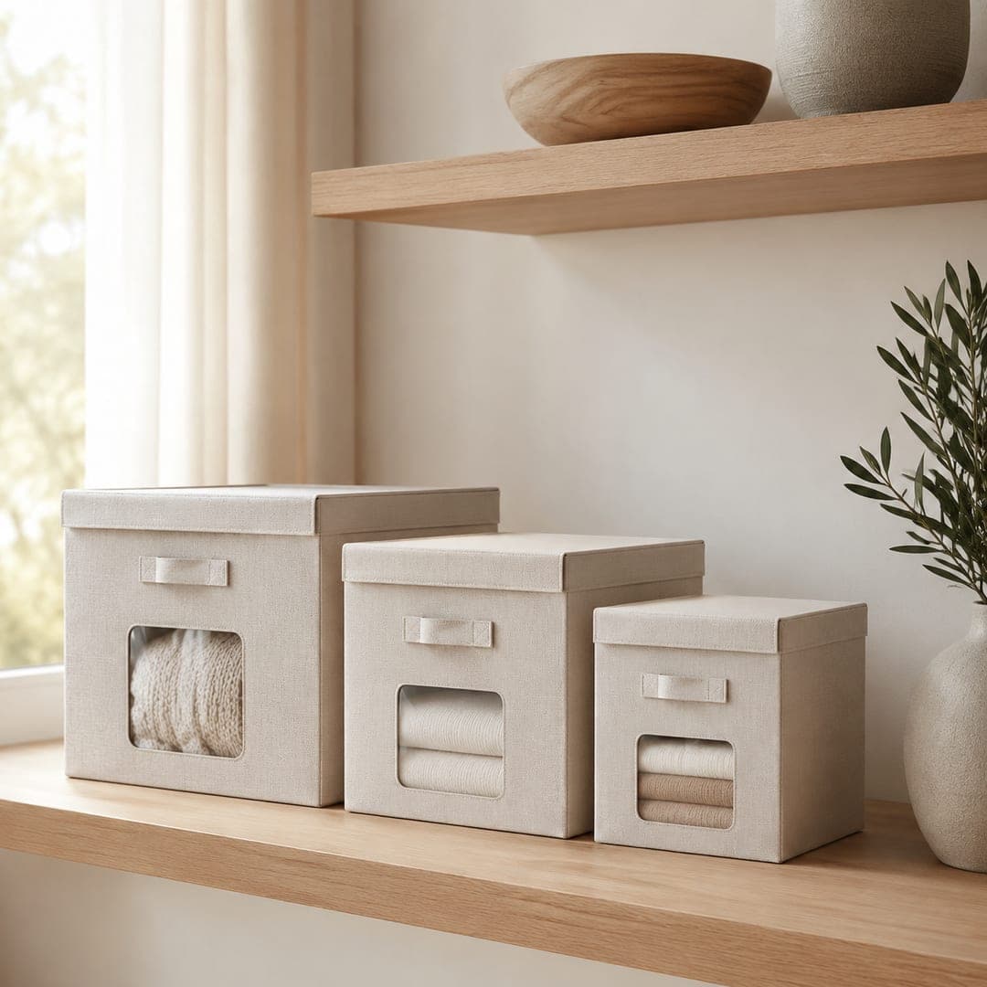 Foldable Storage Box Trio